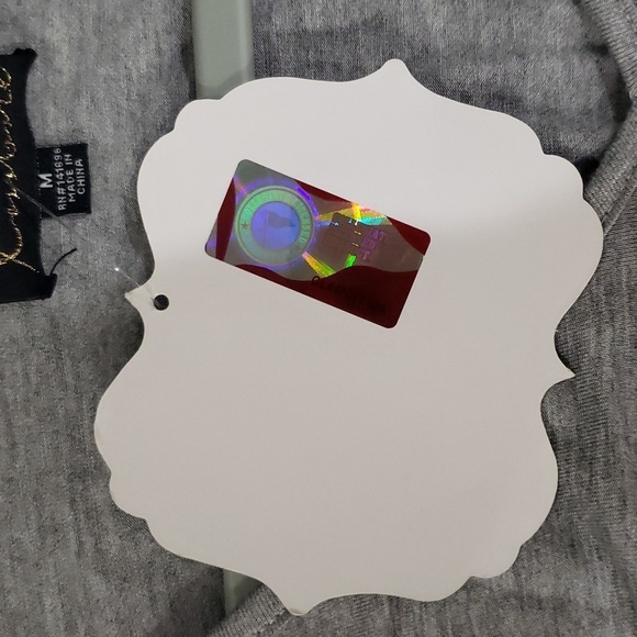 NWT Pressbox Women NCSU Tunic Top Medium Gray Tee NC State Game Fan Boho Comfy - Picture 8 of 12